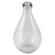 Recycled decorative glass vessel, 'Clearly Elegant' - Hand Blown Recycled Clear Glass Bottle from Mexico (image 2d) thumbail