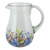 Blown glass pitcher, 'Confetti Festival' - Artisan Crafted Colorful Mexican Hand Blown Pitcher (87 oz) (image 2a) thumbail