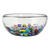 Blown glass bowls, 'Confetti Festival' (pair) - 2 Artisan Crafted colourful Mexican Hand Blown Bowls Set (image 2c) thumbail