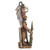 Ceramic sculpture, 'Aztec Calendar Eagle Warrior' - Ceramic Eagle Warrior Sculpture with Aztec Calendar (image 2c) thumbail