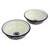 Ceramic soup bowls, 'Sunshine Kaleidoscope' (pair) - Mexican Talavera Style Floral Ceramic Soup Bowls (Pair) (image 2c) thumbail