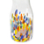 Blown glass carafe, 'Confetti Festival' - Artisan Crafted Colorful Mexican Hand Blown Carafe (28 oz) (image 2c) thumbail