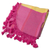 Colcha de algodón (gemela algodón) - Cubrecama rosa y amarillo 100% hecho a mano (Twin)