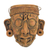 Ceramic mask, 'Maya Lord Kinich Aha' - Maya God of Sun Ceramic Wall Mask Replica Crafted by Hand