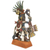 Keramische Skulptur, 'huitzilopochtli'. - mexikanischer azteken-kriegsgott archäologische keramik-skulptur