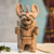 Keramisches Gefäß, „Zapotekische Fledermausgottheit Urne II“. - Handwerklich gefertigte Keramik-Urne mit zapotekischer Gottheit