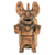 Keramisches Gefäß, „Zapotekische Fledermausgottheit Urne II“. - Handwerklich gefertigte Keramik-Urne mit zapotekischer Gottheit