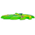 Ceramic wall adornment, 'Fresh April Sun' - Bright Green Signed Ceramic Sun Wall Sculpture from Mexico (image 2c) thumbail