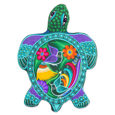 Ceramic wall adornment, Tropical Sea Turtle