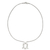 Sterling silver pendant necklace, 'Entrancing Mirror' - Artisan Crafted Cultured Pearl and Sterling Silver Necklace (image 2a) thumbail