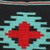 Zapotec wool cushion cover, 'Red Oaxaca Star' - Zapotec Handwoven Geometric Motif Navy Wool Cushion Cover (image 2b) thumbail