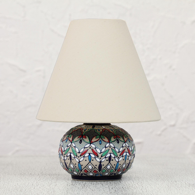 Handcrafted Mexican Fl Ceramic, Mexican Ceramic Table Lamps