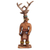 Ceramic sculpture, 'Yaqui Dance of the Deer' - Yaqui Deer Dancer Ceramic Sculpture from Mexico thumbail