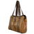Leather laptop bag, 'Virginia' - Artisan Crafted Dual Toned Leather Laptop Bag from Mexico (image 2c) thumbail