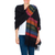 Zapotec cotton rebozo shawl, 'Zapotec Night Splendor' - Black Zapotec Rebozo Shawl with Colorful Geometric Stripes thumbail