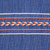 Tischläufer aus Baumwolle, 'Gestreifte Eleganz'. - Kunsthandwerklich hergestellter Tischläufer mit 100 Otton-Streifen aus Mexiko