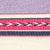 Cotton table runner, 'Blushing Purple' - 100% Cotton Artisan Crafted Table Runner in Purple and Pink