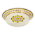 Majolica ceramic serving bowl, 'Purple Azalea' (12 inch) - Handcrafted 12 Inch Serving Bowl in Majolica Ceramic