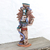 Ceramic sculpture, 'Aztec Sacrifice' - Aztec Skull Priest Ceramic Sculpture (image 2b) thumbail