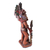 Ceramic sculpture, 'Fierce Aztec Jaguar Warrior' - Realistic Ceramic Sculpture of an Aztec Jaguar Warrior (image 2e) thumbail