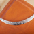 Sterling Silber Anhänger Halskette "Taxco Crescent Moon" - Handgefertigte zeitgenössische Halskette aus Taxco-Sterlingsilber