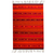 Zapotec wool rug, 'Embers of Fire' (6.5x10.5) - Red Handwoven Authentic Zapotec Rug from Mexico (6.5x10.5) thumbail