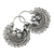 Sterling silver hoop earrings, 'Mazahua Lovebirds' - Artisan Crafted Silver Mazahua Style Sterling Hoop Earrings (image 2c) thumbail