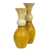 Ceramic decorative vases, 'Sunshine Squeeze' (pair) - Mexico Crafted 30 and 24 Inch Tall Ceramic Decorative Vases