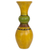 Keramische Dekovasen, (Paar) – 30 und 24 Zoll hohe dekorative Vasen aus gelber Keramik