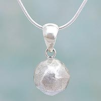 Sterling silver pendant necklace, Natures Treasures