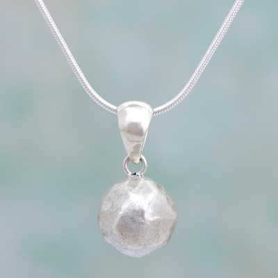 Sterling silver pendant necklace, Natures Treasures