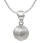 Sterling silver pendant necklace, 'Nature's Treasures' - Hand Made Sterling Silver Pendant Necklace from Mexico