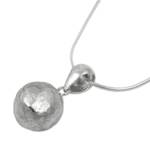 Sterling silver pendant necklace, 'Nature's Treasures' - Hand Made Sterling Silver Pendant Necklace from Mexico