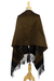 Zapotec cotton rebozo shawl, 'Fiesta in Black and Marigold' - Zapotec Handwoven Rebozo Shawl in Black and Marigold (image 2e) thumbail
