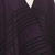 Zapotec cotton rebozo shawl, 'Fiesta in Black and Purple' - Zapotec Handwoven Black and Purple Rebozo Shawl (image 2c) thumbail