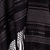 Zapotec cotton rebozo shawl, 'Fiesta in Black and Silver' - Silvery Grey on Black Handwoven Zapotec Rebozo Shawl (image 2e) thumbail