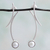 Cultured pearl drop earrings, 'Curvy Beauty' - 950 Silver Cultured Pearl Drop Earrings from Mexico thumbail