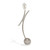 Cultured pearl drop earrings, 'Curvy Beauty' - 950 Silver Cultured Pearl Drop Earrings from Mexico