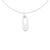 Silver pendant necklace, 'Beautifully Abstract' - 950 Silver Contemporary Pendant Necklace from Mexico (image 2b) thumbail