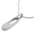 Silver pendant necklace, 'Beautifully Abstract' - 950 Silver Contemporary Pendant Necklace from Mexico (image 2d) thumbail