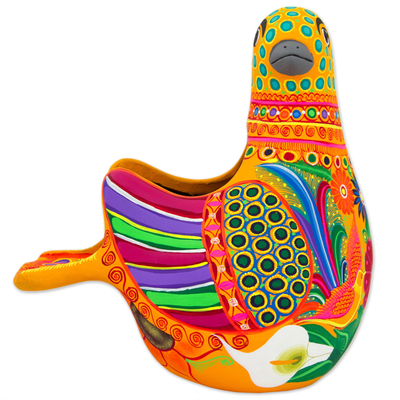 Ceramic sculpture, 'Splendid Dove' - Hand Crafted Ceramic Dove Sculpture from Mexico