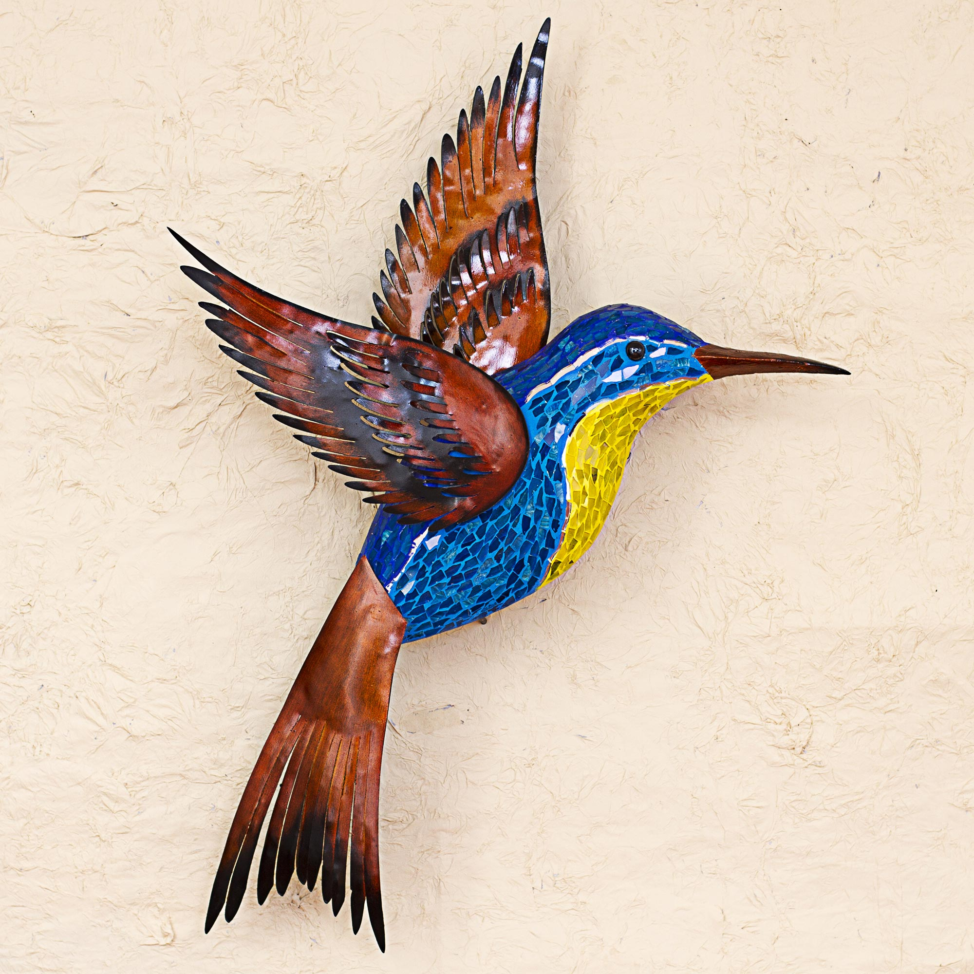 HUMMINGBIRDS HOME WALL DECOR OUTLET COVER HUMMINGBIRDS ON BLUE