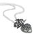 Sterling silver pendant necklace, 'Root of Life' - Hand Made Sterling Silver Pendant Necklace Heart from Mexico (image 2e) thumbail