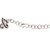 Sterling silver link necklace, 'Skeletal Hat Dance' - Mexican Day of the Dead Sterling Silver Link Necklace