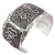 Sterling silver cuff bracelet, 'Skeletal Matador Dance' - Day of the Dead Matador Skeletons Bracelet (image 2e) thumbail