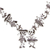 Y-Halskette aus Sterlingsilber - Tag der Toten signierte Matador-Skelette-Halskette