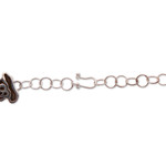 Sterling silver Y-necklace, 'Skeletal Matador Dance' - Day of the Dead Signed Matador Skeletons Necklace