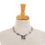 Sterling silver Y-necklace, 'Skeletal Matador Dance' - Day of the Dead Signed Matador Skeletons Necklace
