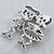 Sterling silver brooch pendant, 'Skeletal Matador Dance' - Signed Brooch Pendant from Mexican Day of the Dead (image 2b) thumbail