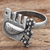 Sterling silver cocktail ring, 'Flower Bird' - Sterling Silver Cocktail Ring Bird Shape from Mexico (image 2c) thumbail